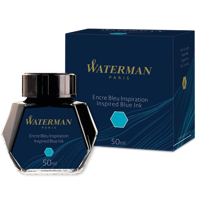 Atrament Waterman – TURKUSOWY Inspired Blue 50ml