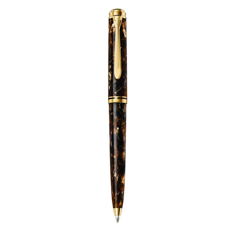 długopis pelikan k800 brązowo złoty